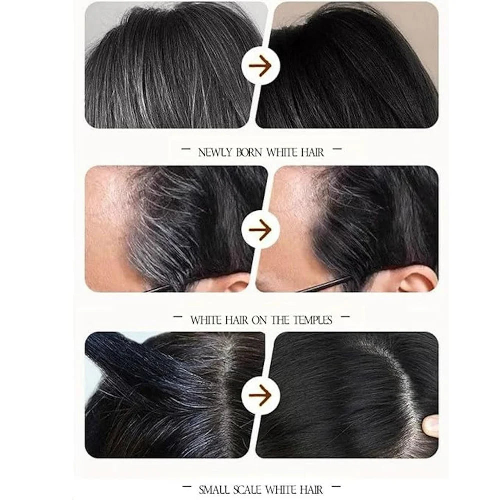 2 in 1 Hair Color Stick | Instant Hair Dye Stick | Safe and Convenient Korean Comb Hair Dye